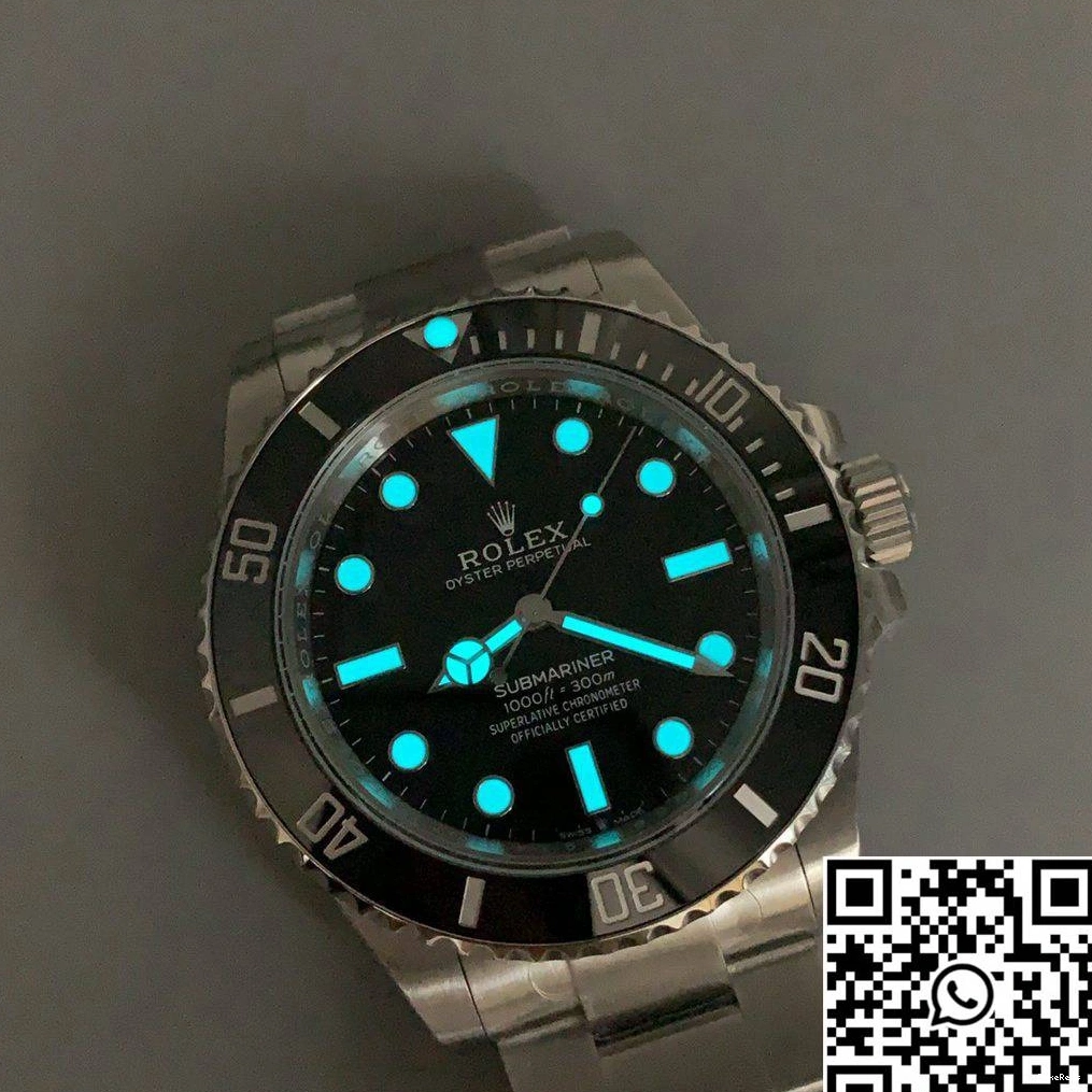 Submariner Factory Black 124060-97200 Dial Rolex VS 1025